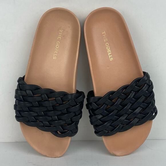 THE ODELLS Braided Slides - Noir - Picture 13 of 13